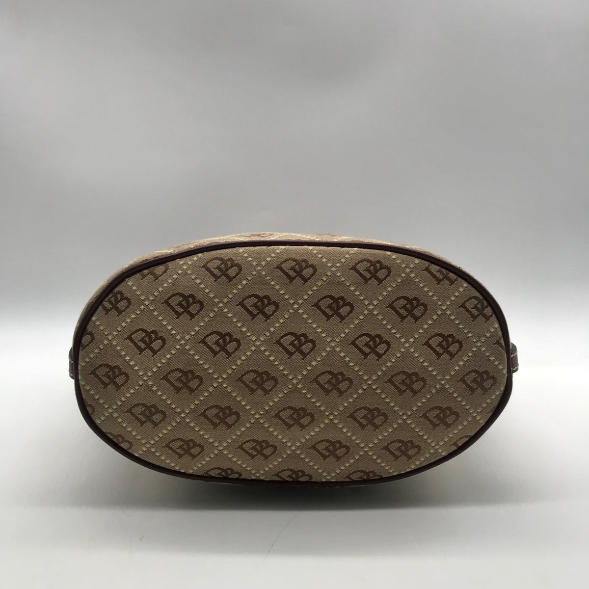Dooney &amp; Bourke Beige Signature Canvas Tote Bag