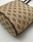 Dooney & Bourke Beige Signature Canvas Tote Bag