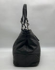 Coach Black Leather Hampton Carryall Satchel Bag F12608