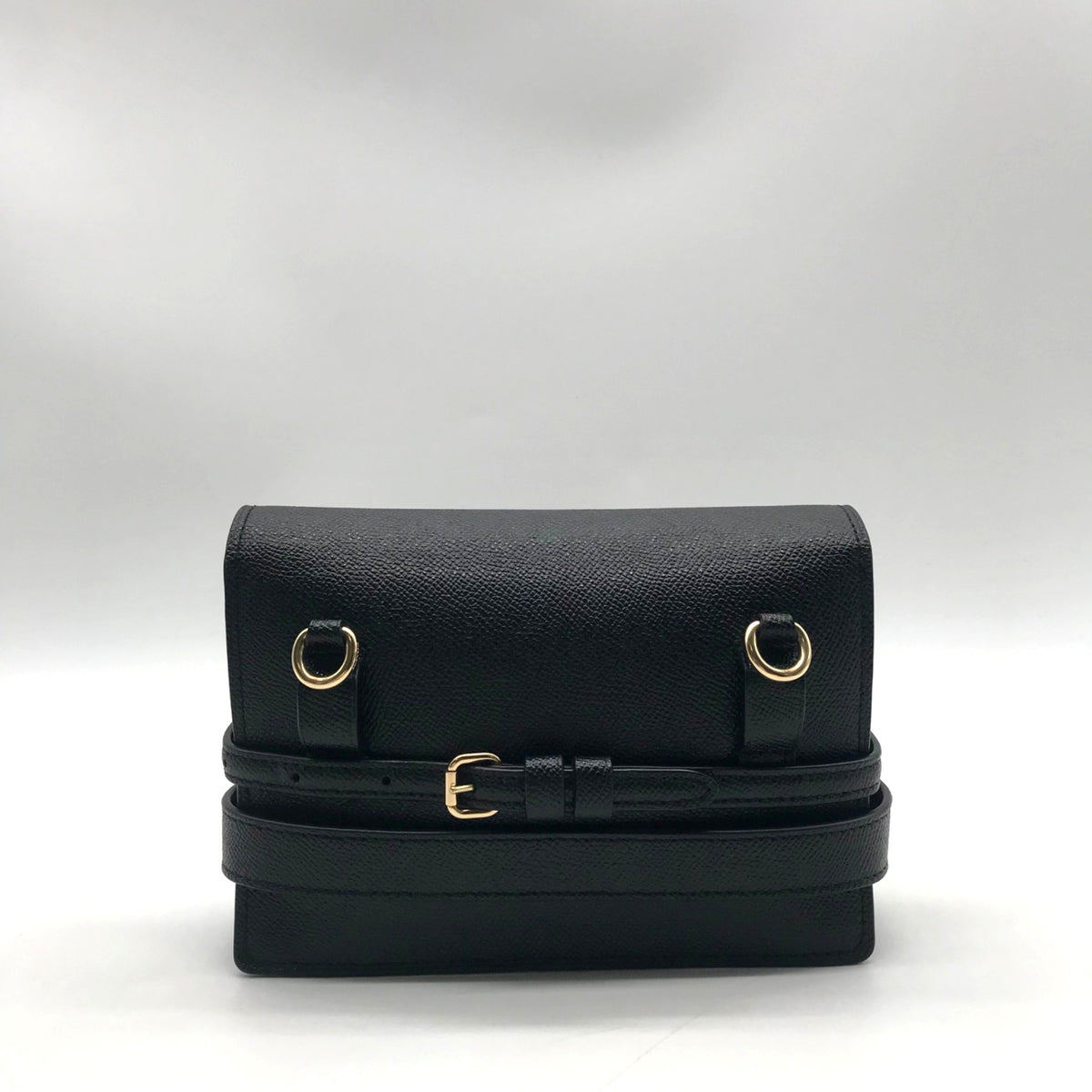 Coach Black Pebbled Leather Convertible Crossbody Bag-6959