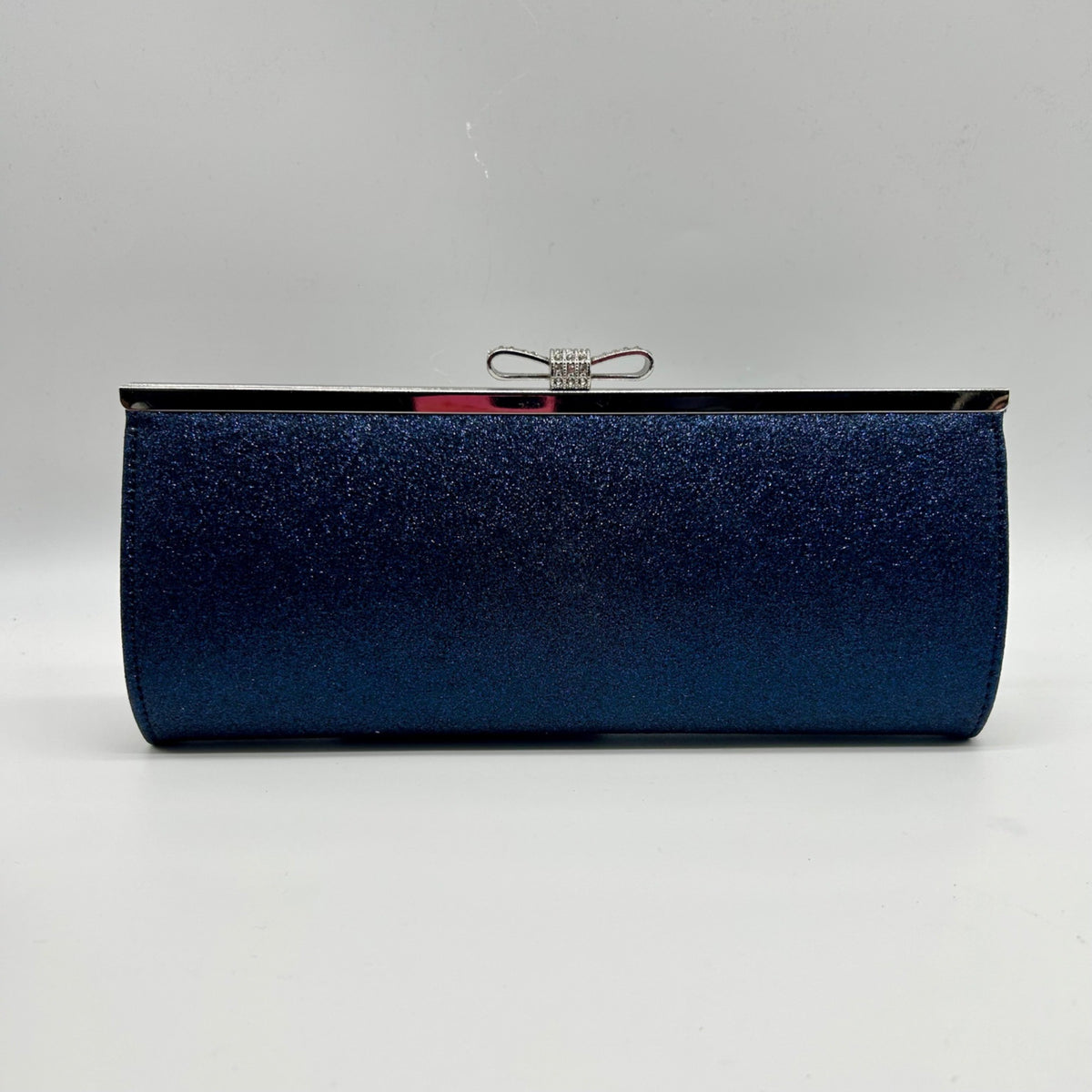 I.N.C. International Concepts Navy Blue Fabric Evening Clutch