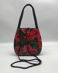 Angela Frascone Vintage Resin Poppy Crossbody Tote