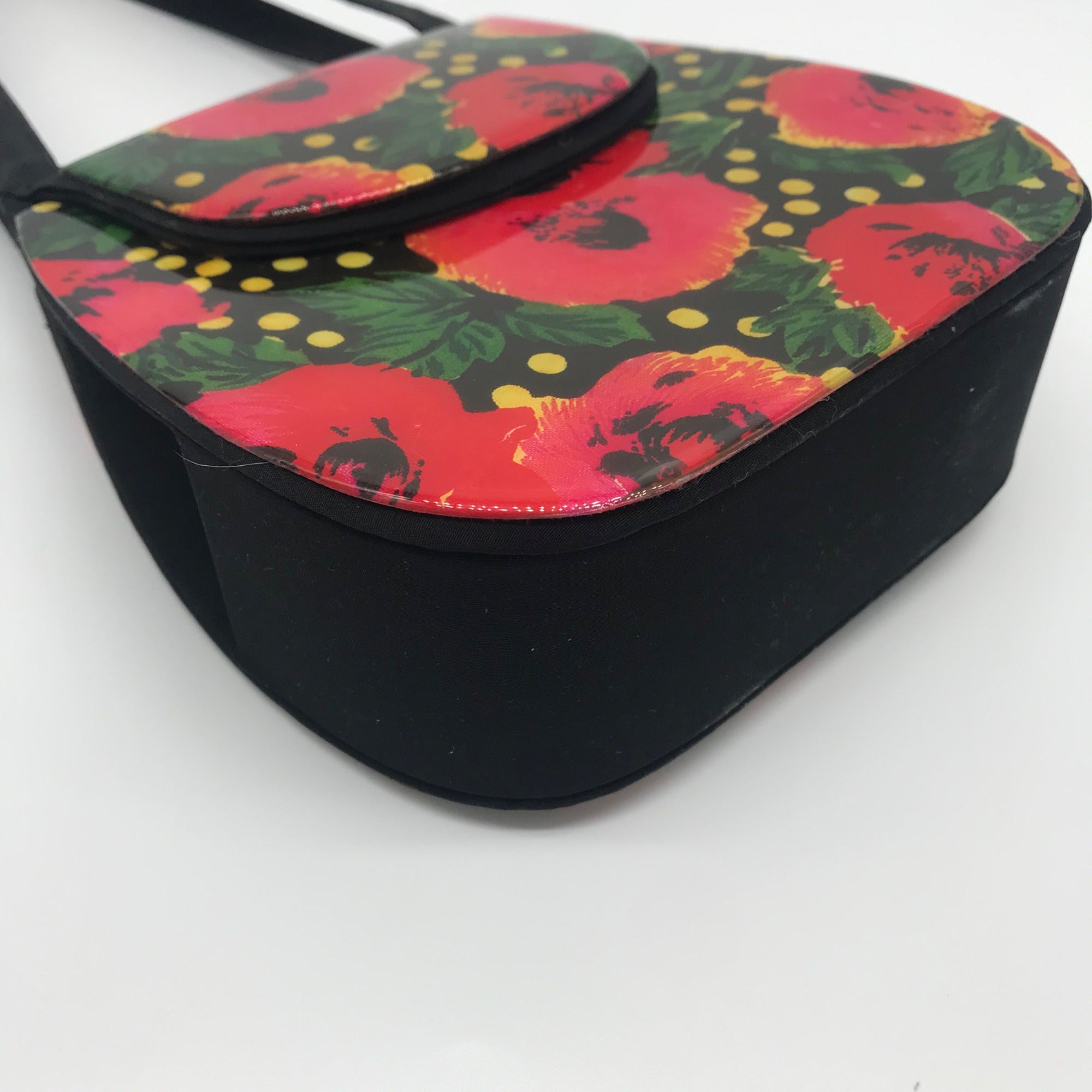 Angela Frascone Vintage Resin Poppy Crossbody Tote