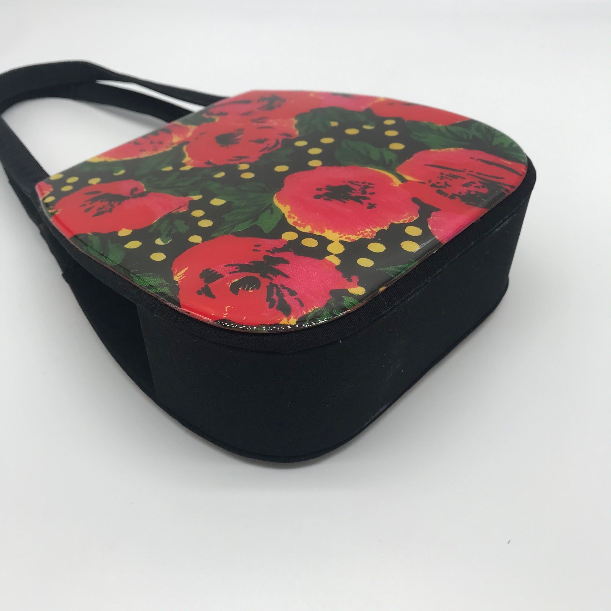 Angela Frascone Vintage Resin Poppy Crossbody Tote