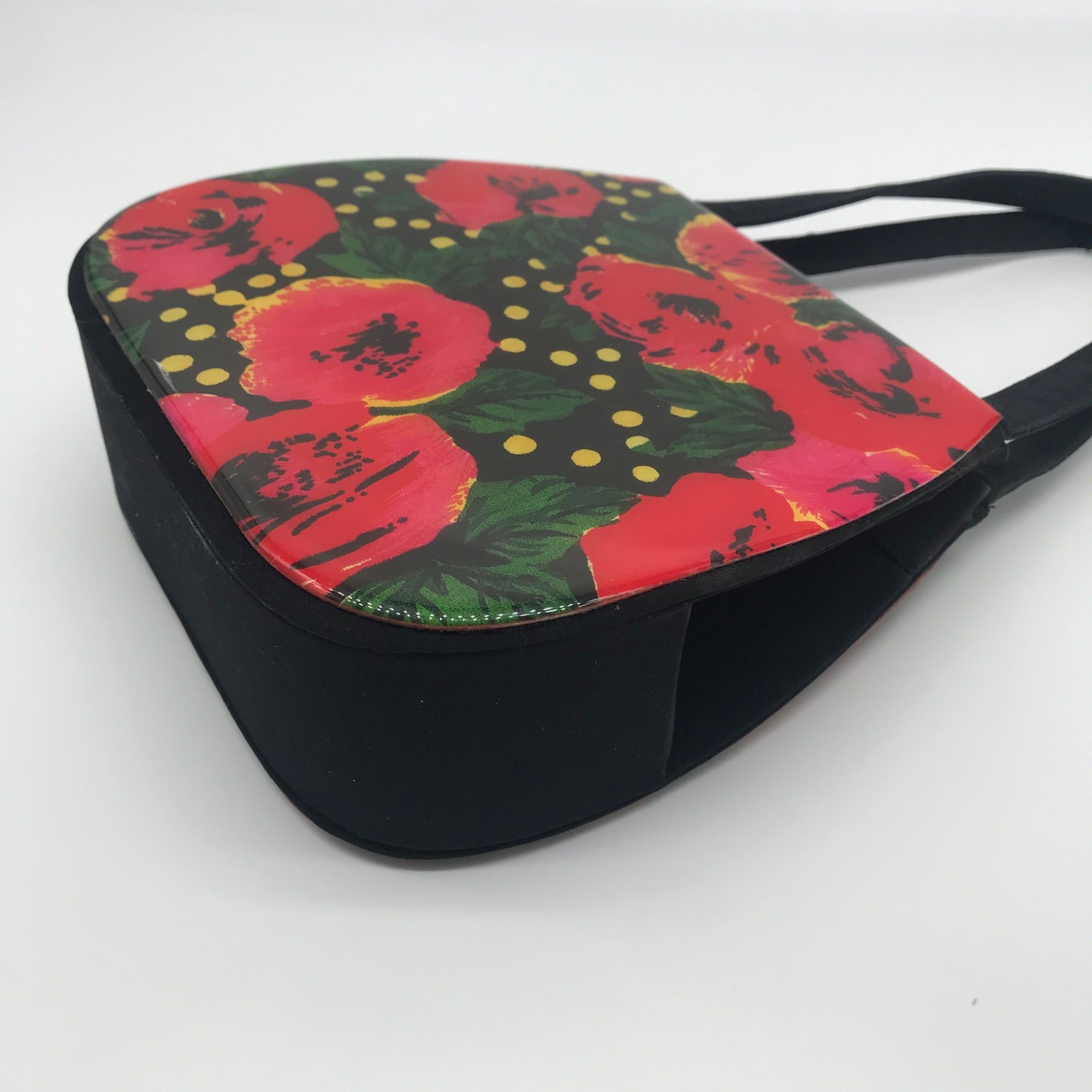 Angela Frascone Vintage Resin Poppy Crossbody Tote