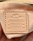 Coach Peach Pebbled Leather Kitt Crossbody Bag