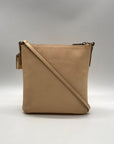 Coach Peach Pebbled Leather Kitt Crossbody Bag