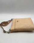 Coach Peach Pebbled Leather Kitt Crossbody Bag