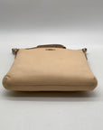 Coach Peach Pebbled Leather Kitt Crossbody Bag