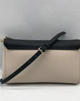 Kate Spade Black and Cream Saffiano Leather Laurel Way Greer Crossbody Bag