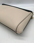 Kate Spade Black and Cream Saffiano Leather Laurel Way Greer Crossbody Bag
