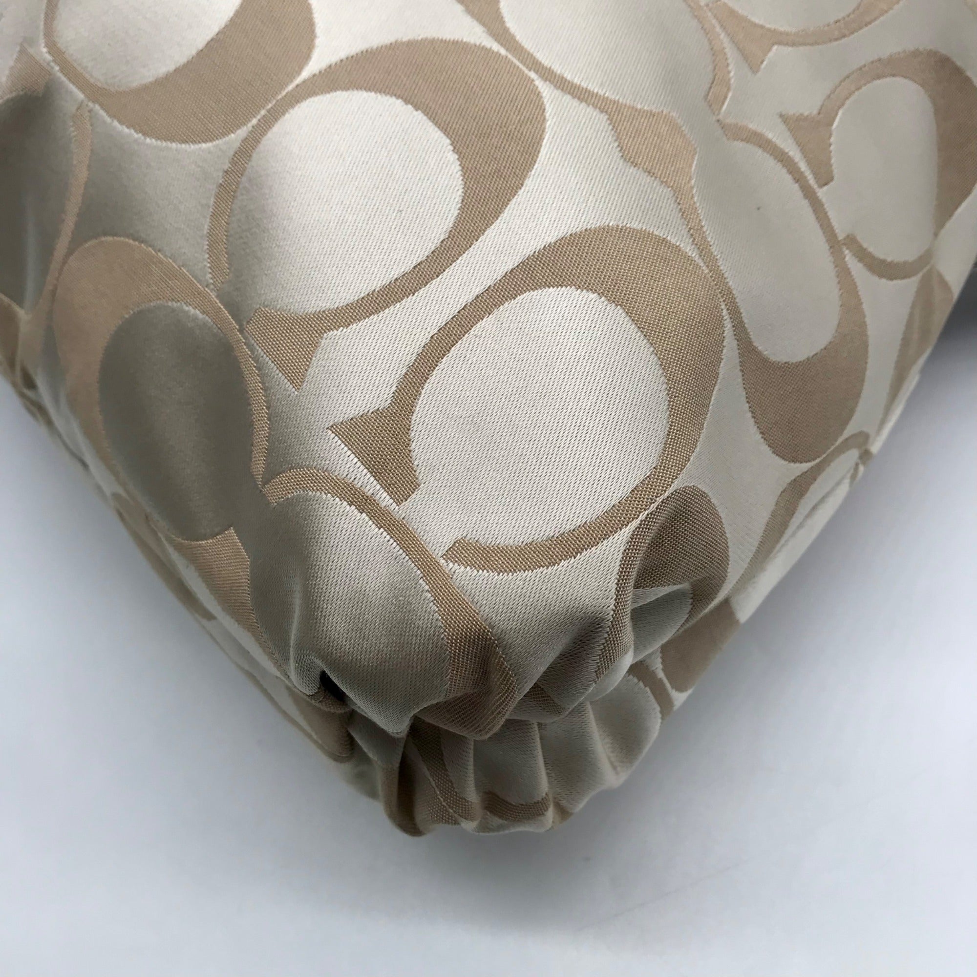 Coach Beige Jacquard Daisy Poppy Hobo Crossbody Bag F20781