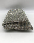 I.N.C. International Concepts Silver Mesh Prudence Convertible Clutch