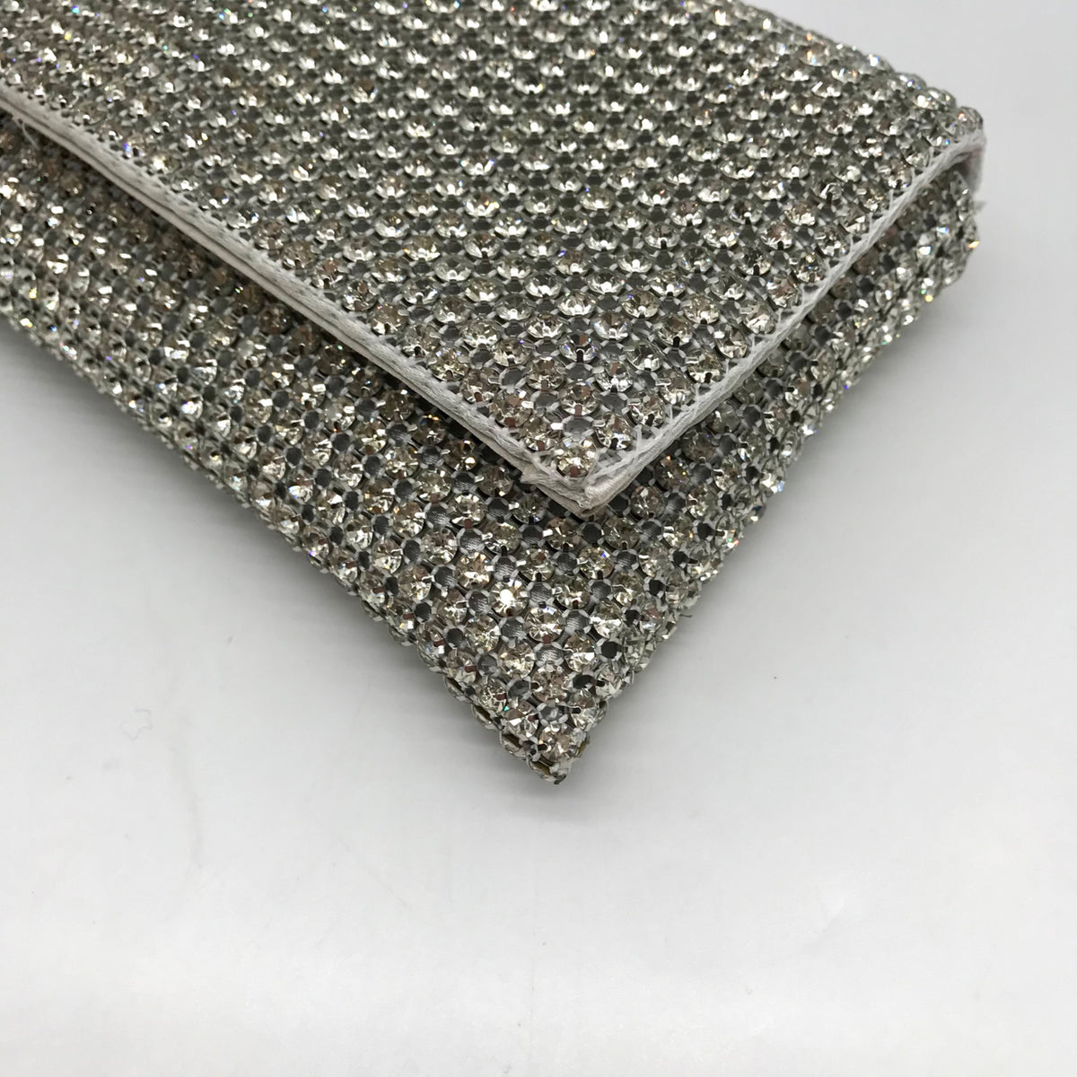 I.N.C. International Concepts Silver Mesh Prudence Convertible Clutch