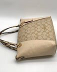 Coach Tan Kacey Leather Satchel Bag C7261
