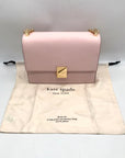Kate Spade Pastry Pink Pebbled Leather Deco Shoulder Bag