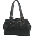 Coach Black Pleated Leather Soho Tote Bag