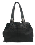 Coach Black Pleated Leather Soho Tote Bag