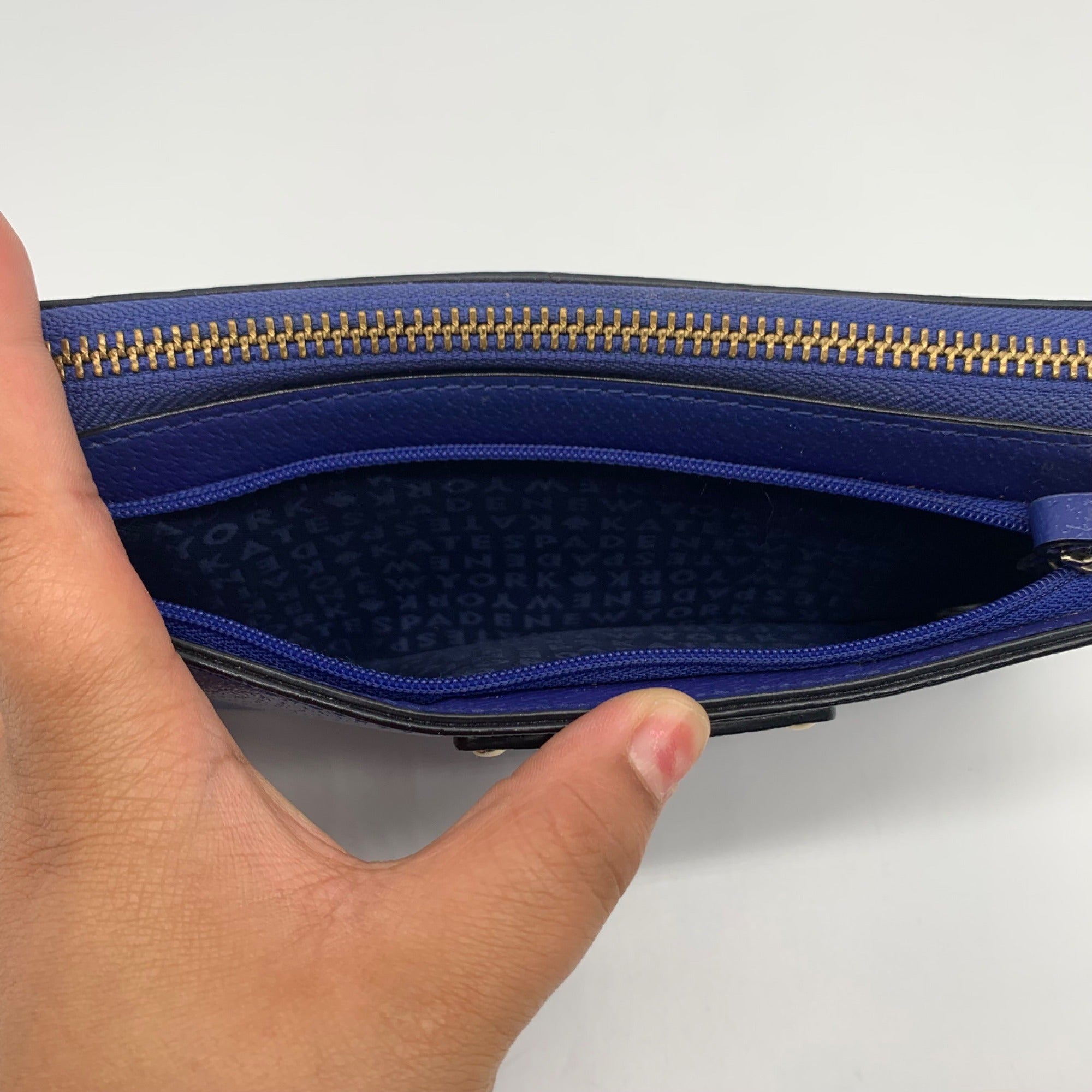 Kate Spade Royal Blue Layton Wellesley Wallet
