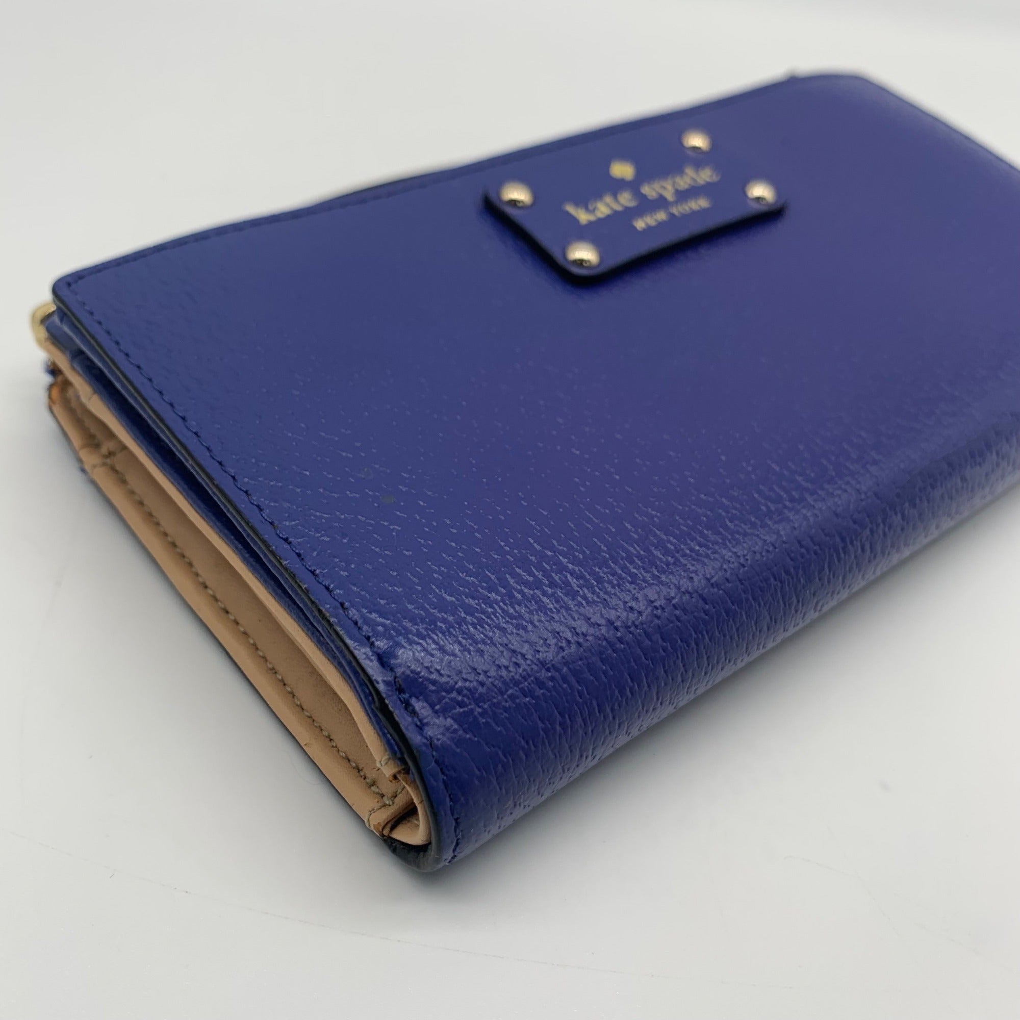 Kate Spade Royal Blue Layton Wellesley Wallet