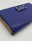 Kate Spade Royal Blue Layton Wellesley Wallet