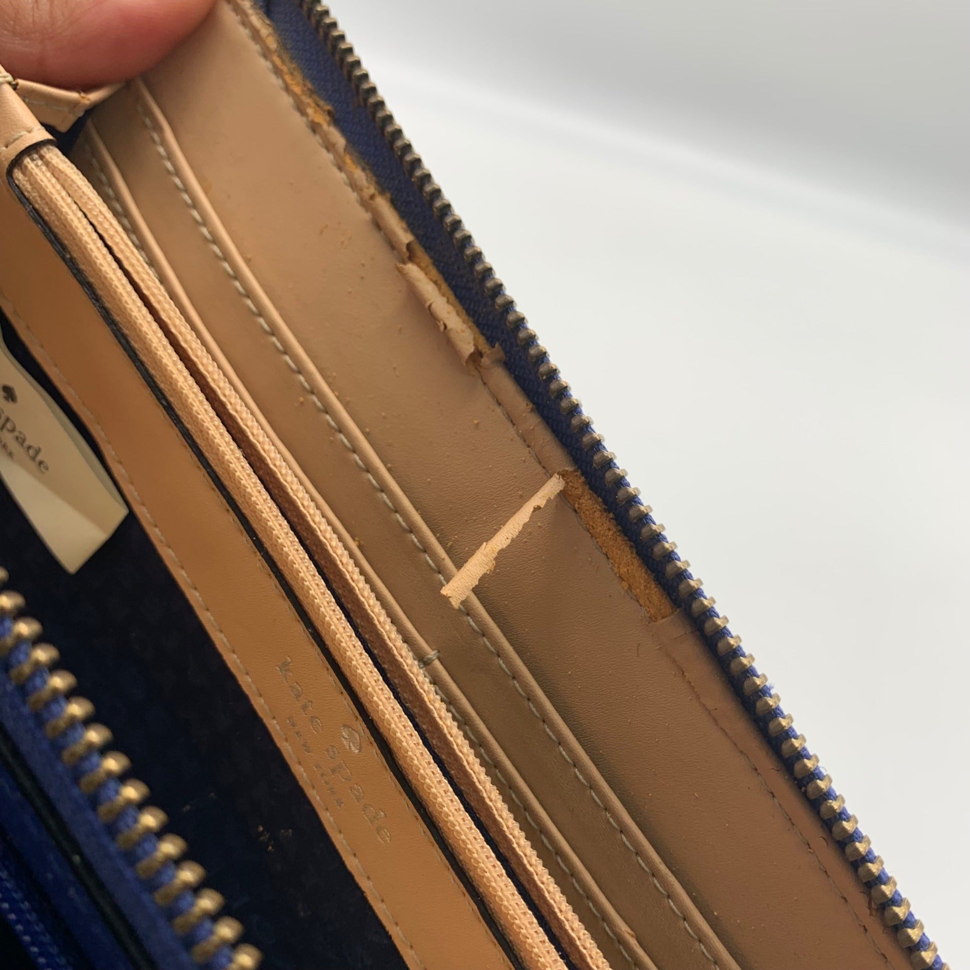 Kate Spade Royal Blue Layton Wellesley Wallet