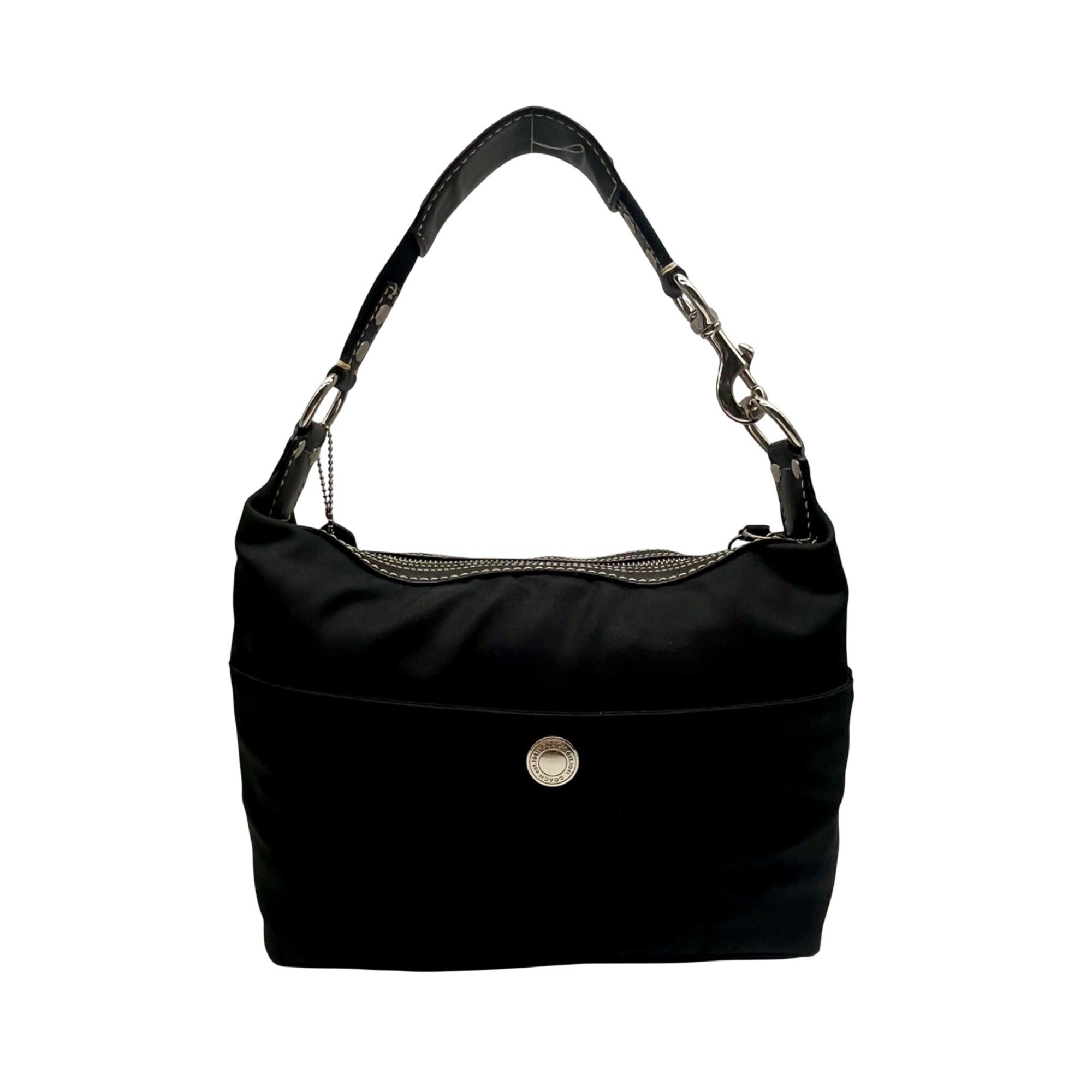 Coach Black Hamptons Hobo Shoulder Bag