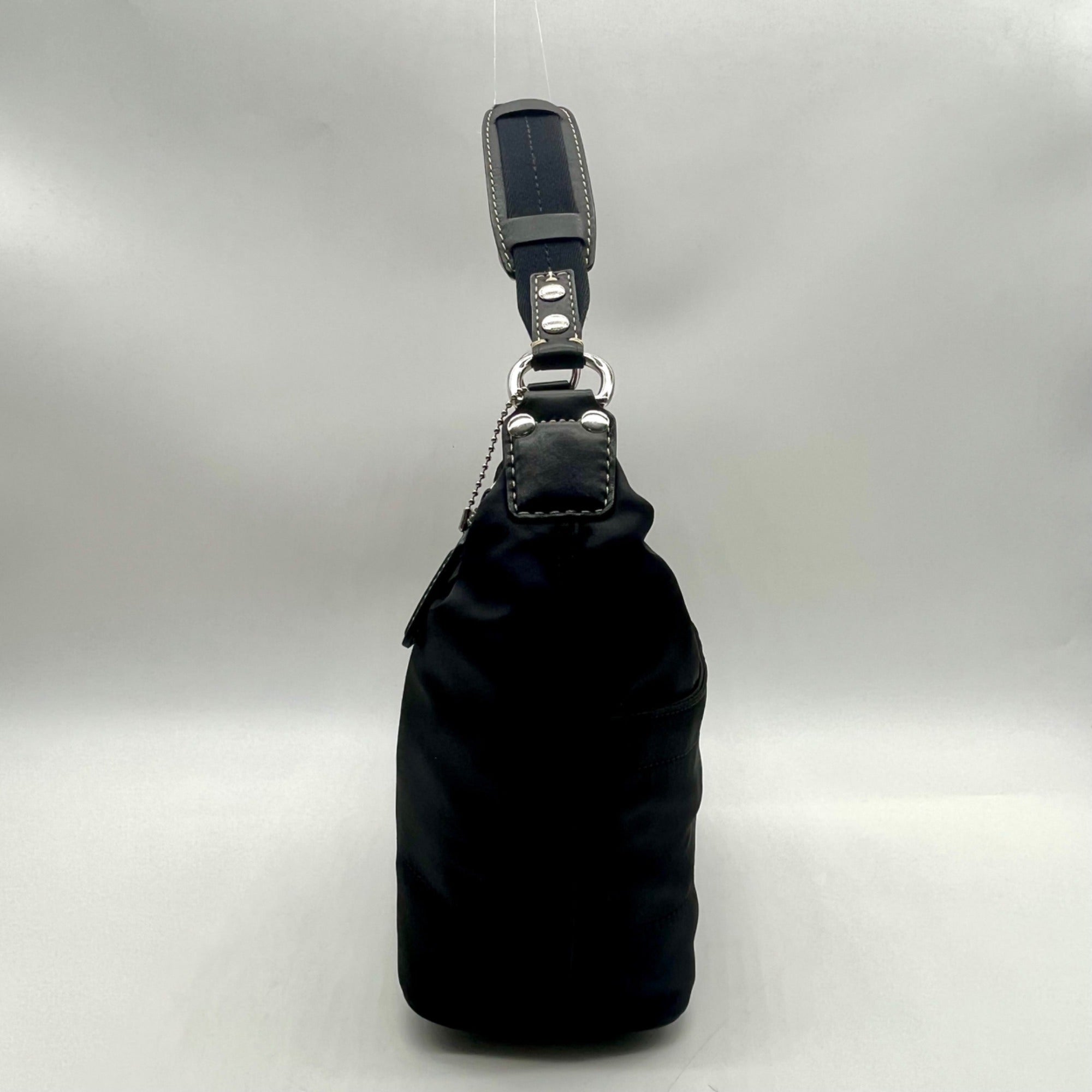 Coach Black Hamptons Hobo Shoulder Bag