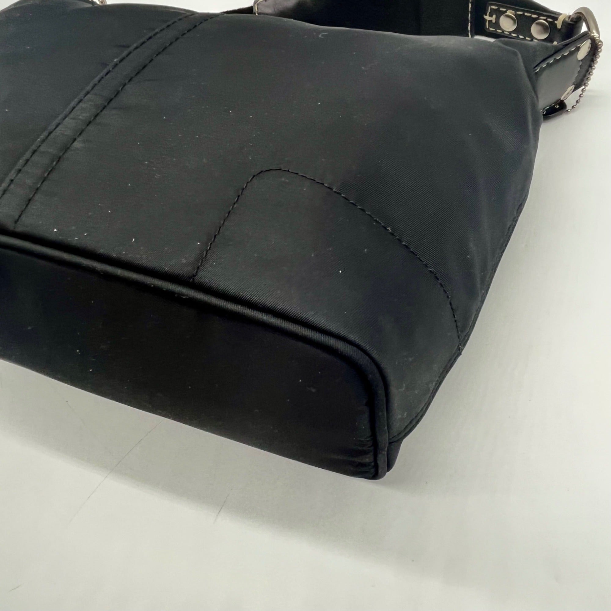 Coach Black Hamptons Hobo Shoulder Bag