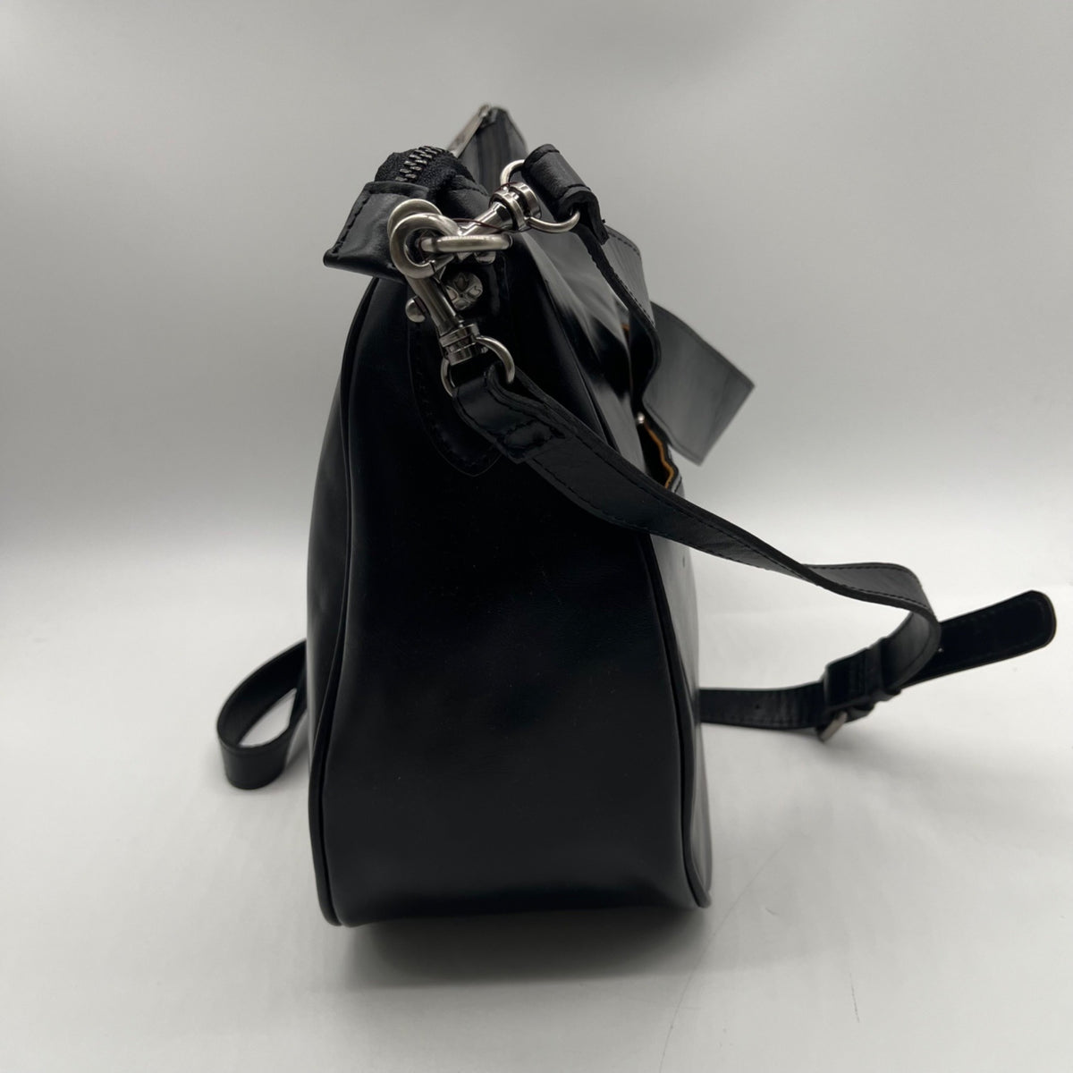 Patricia Nash Athani Black Large Leather Shoulder Bag