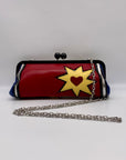 Brighton WOW Fashionista Multicolored Leather Crossbody Clutch