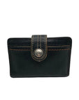 Fossil Black Vintage Double Snap Wallet 