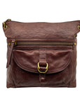 Fossil Brown Leather Sasha Crossbody Bag 
