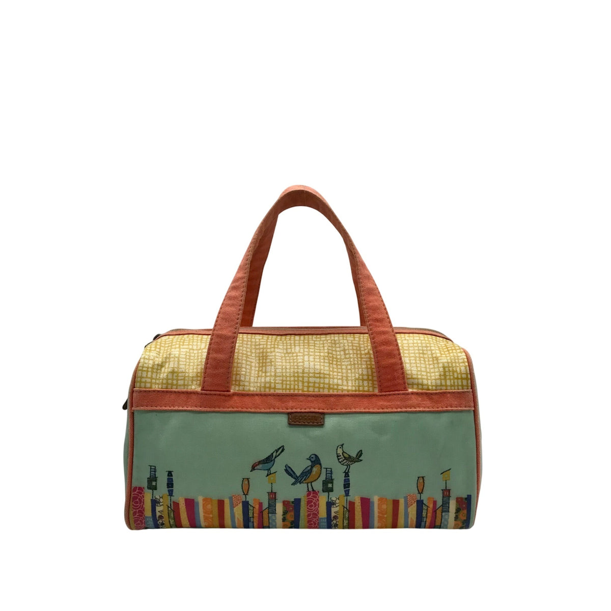 Fossil Multicolored Canvas Cosmetic Pouch