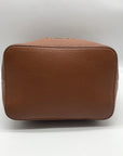 Michael Kors Brown Leather Lupita Crossbody Messenger Bag