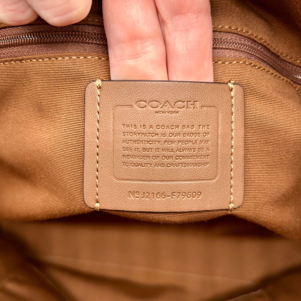 Coach Brown Leather Gallery Tote Bag F79609