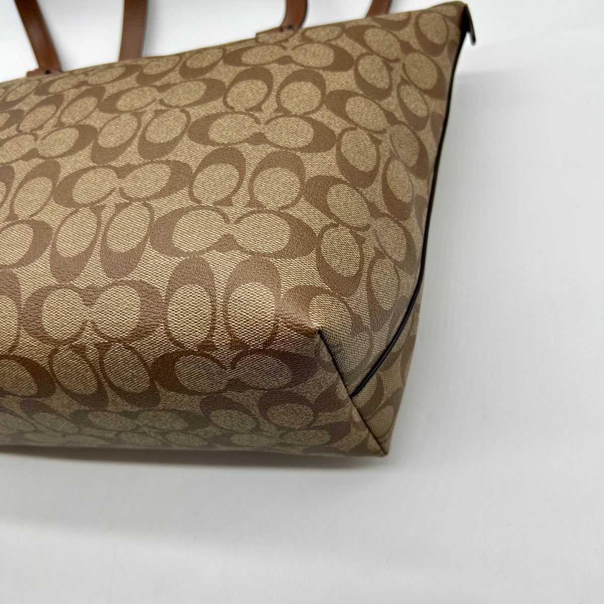 Coach Brown Leather Gallery Tote Bag F79609