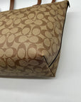 Coach Brown Leather Gallery Tote Bag F79609