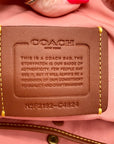 Coach Rose Pebbled Leather Bolsa Lori Shoulder Bag C4824
