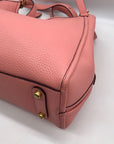 Coach Rose Pebbled Leather Bolsa Lori Shoulder Bag C4824
