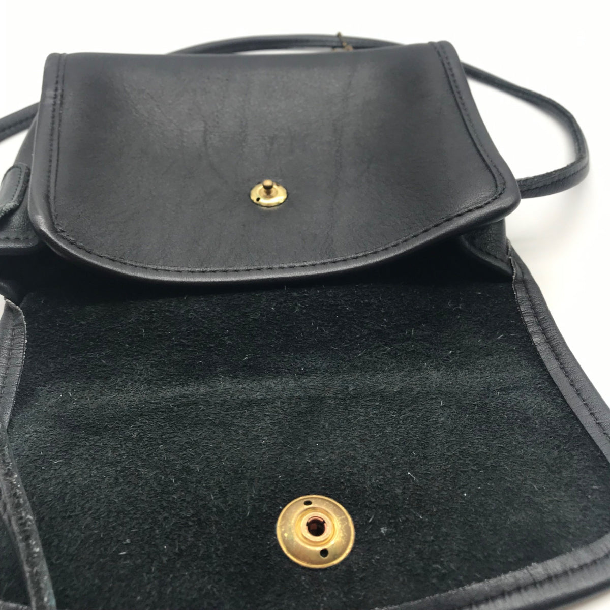 Coach Black Leather Vintage Chrystie Bag
