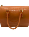 Furla PVC Bright Orange Candy Bag