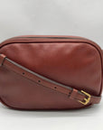 Fossil Brown Leather Maisie Camera Crossbody Bag