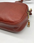 Fossil Brown Leather Maisie Camera Crossbody Bag