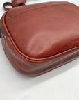 Fossil Brown Leather Maisie Camera Crossbody Bag