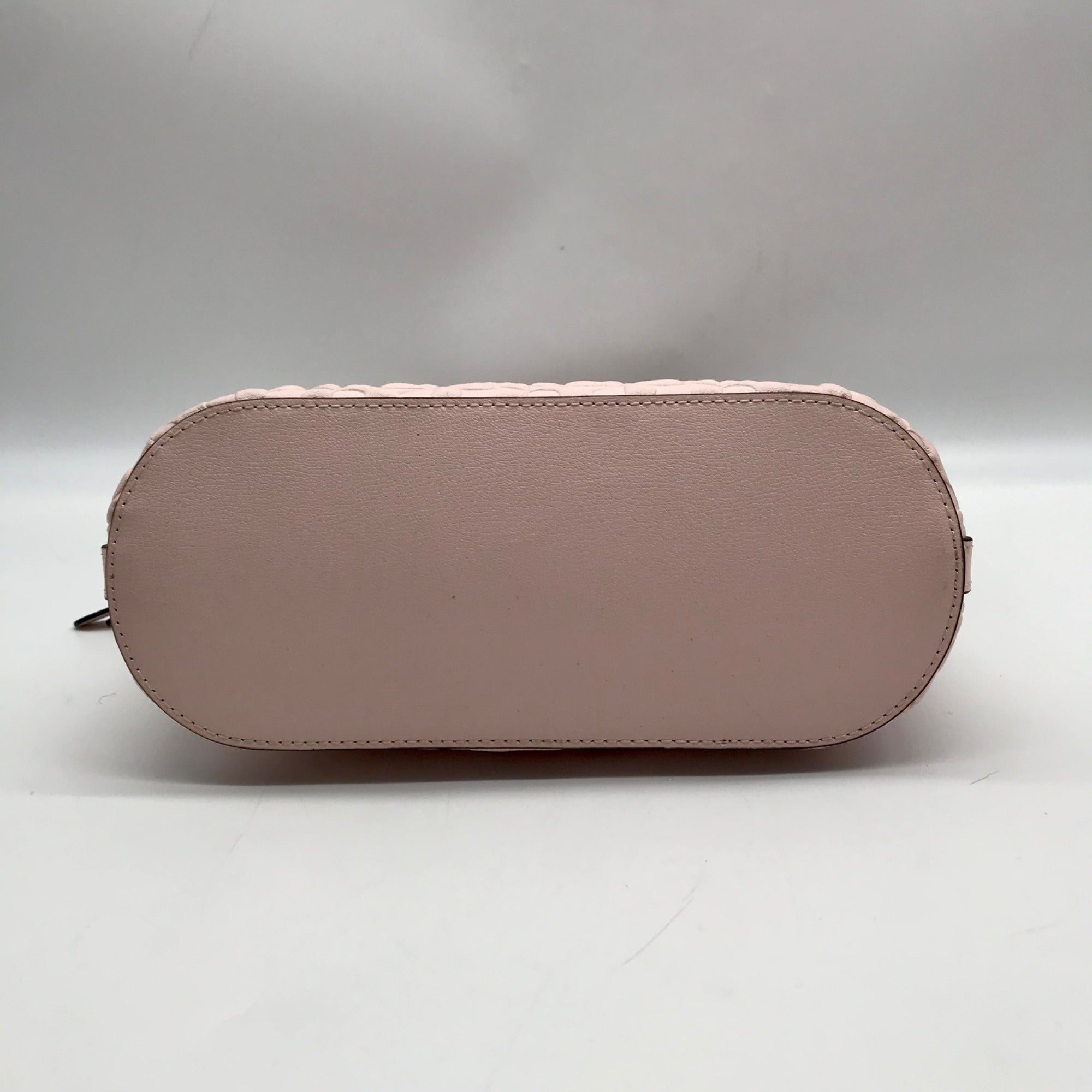 Kate Spade Pink Hollie Spade Embossed Leather Dome Crossbody Bag