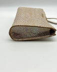 Brahmin Tiramisu Leather & Polyester Daisy Elegant Structured Clutch