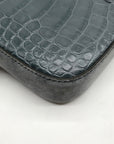 Tory Burch Bluestone Leather Mcgraw Embossed Camera Bag