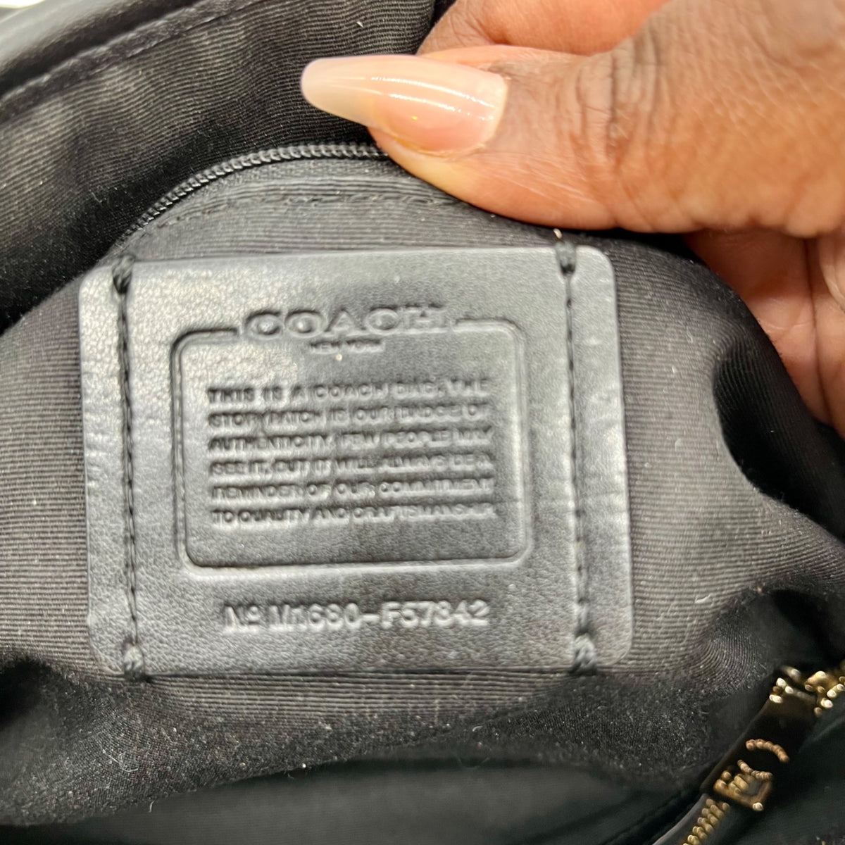 Coach Brown Signature Canvas Drawstring Carryall Shoulder Bag