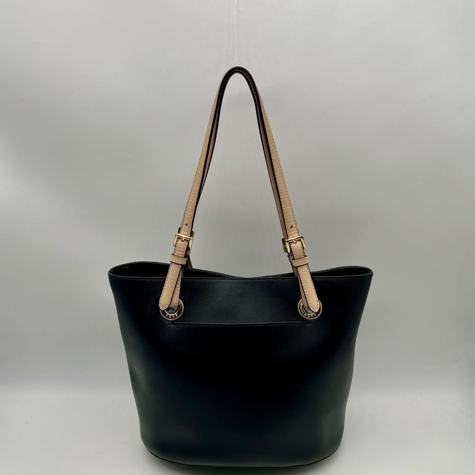 Michael Kors Black Leather Tote Bag